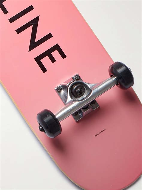 celine skateboard buy|Celine Classic logo Printed Wooden Skateboard.